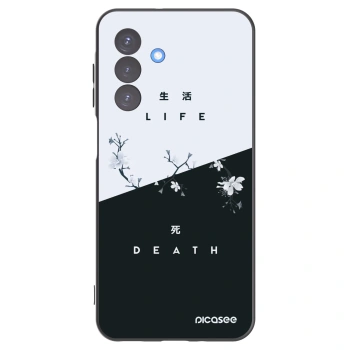 Picasee silikonowe czarne etui na Samsung Galaxy A17 5G - Life - Death
