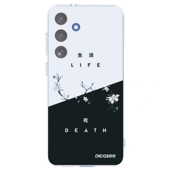 Picasee silikonowe przeźroczyste etui na Samsung Galaxy S25 FE 5G - Life - Death