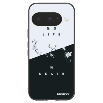 Picasee silikonowe czarne etui na Google Pixel 10 - Life - Death