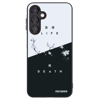 Picasee silikonowe czarne etui na Samsung Galaxy A16 4G - Life - Death