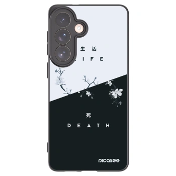 Picasee silikonowe czarne etui na Samsung Galaxy S26+ - Life - Death