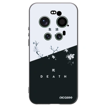 Picasee silikonowe czarne etui na Xiaomi 17 Ultra - Life - Death