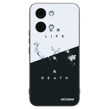 Picasee silikonowe czarne etui na Xiaomi Poco X8 Pro Max - Life - Death