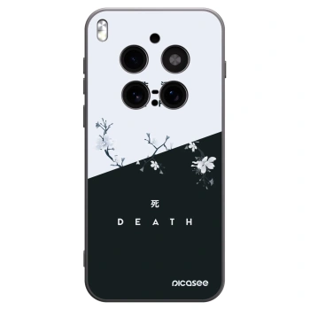 Picasee silikonowe czarne etui na Vivo X300 Pro - Life - Death