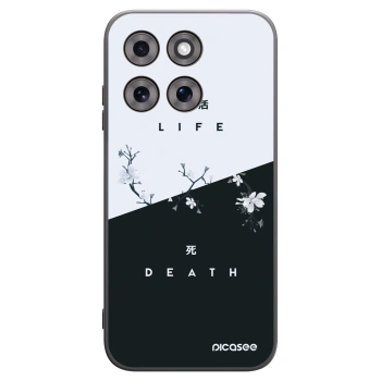 Picasee silikonowe czarne etui na Motorola Moto G77 - Life - Death