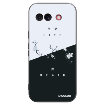 Picasee silikonowe czarne etui na Google Pixel 10a - Life - Death
