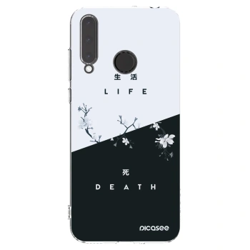 Picasee silikonowe przeźroczyste etui na Honor 20 Lite - Life - Death