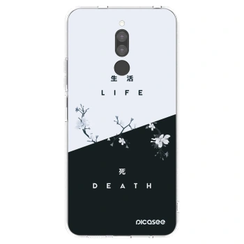 Picasee silikonowe przeźroczyste etui na Xiaomi Redmi 8 - Life - Death