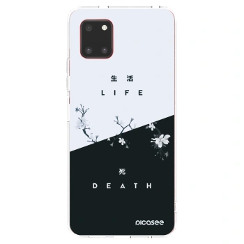 Picasee silikonowe przeźroczyste etui na Samsung Galaxy Note 10 Lite N770F - Life - Death