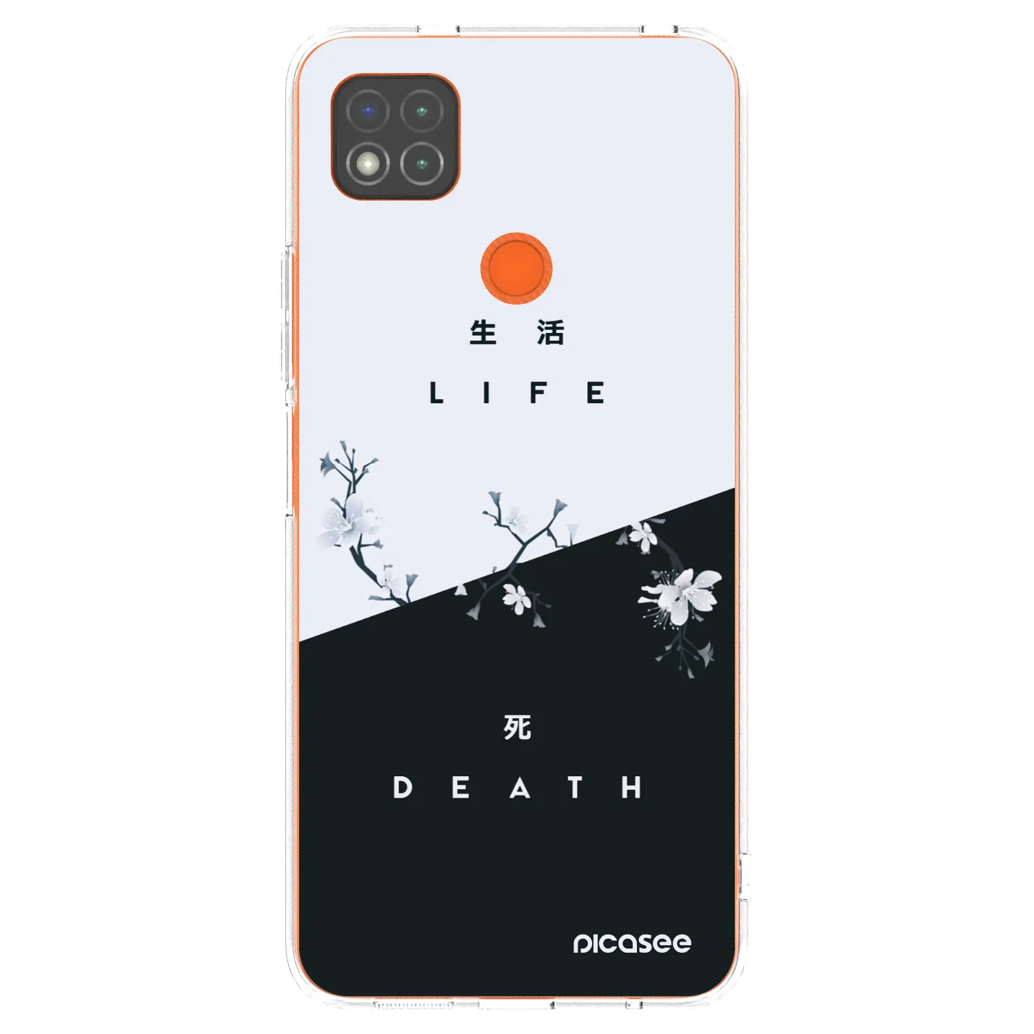 Picasee silikonowe przeźroczyste etui na Xiaomi Redmi 9C - Life - Death
