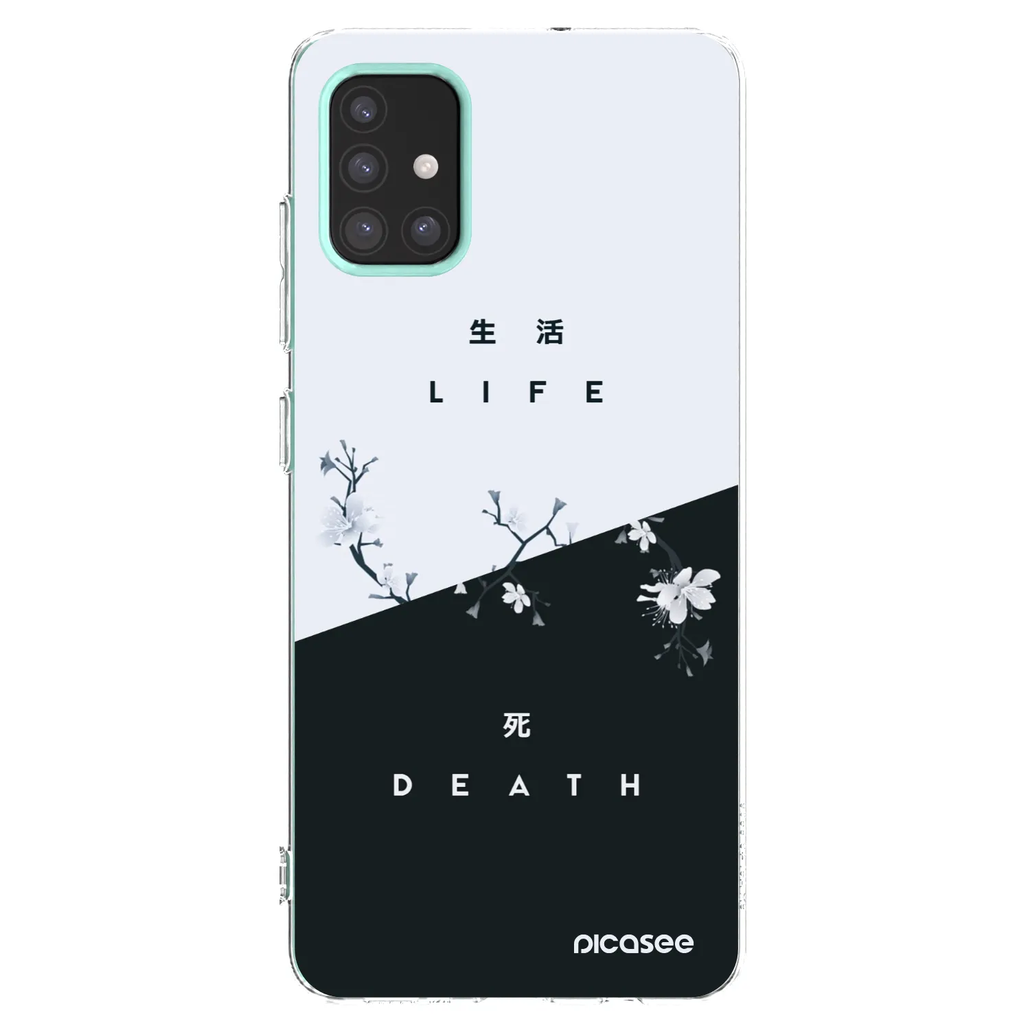Picasee silikonowe przeźroczyste etui na Samsung Galaxy M31s - Life - Death