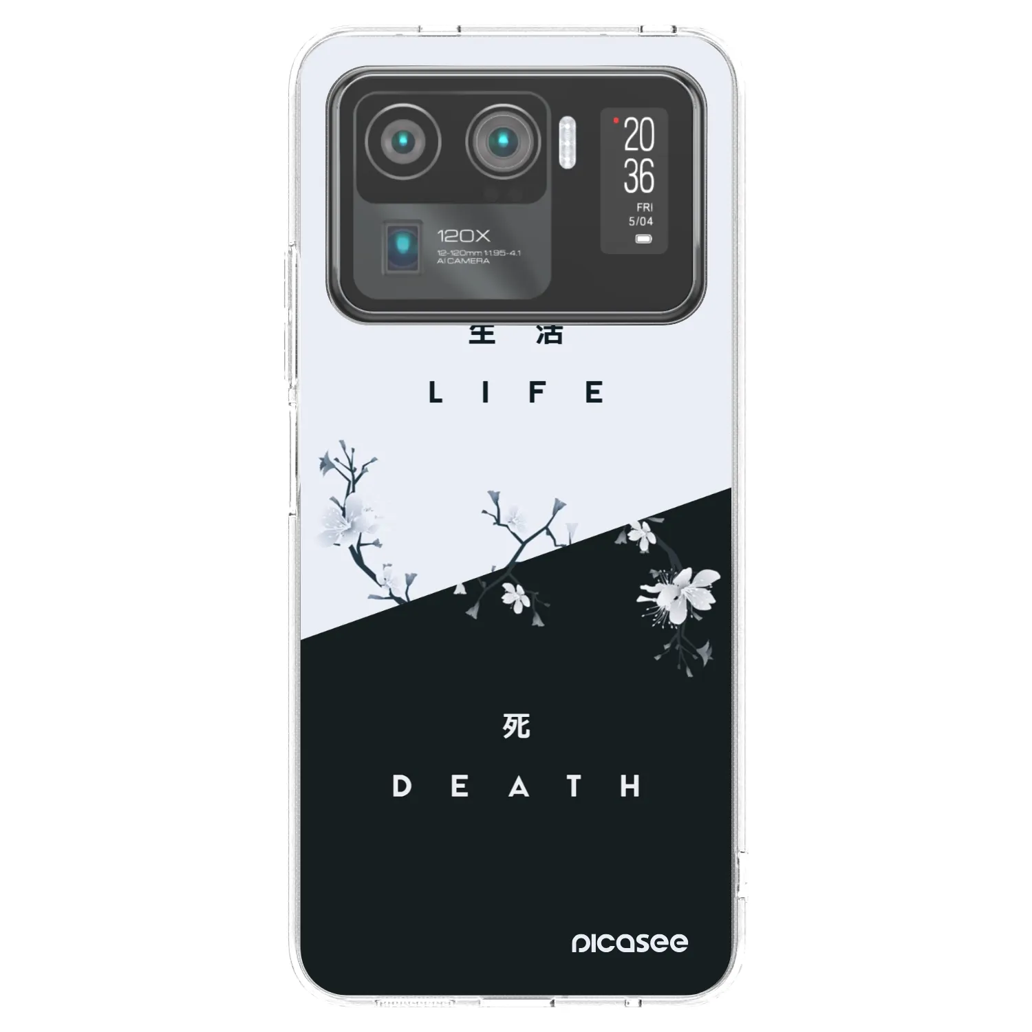 Picasee silikonowe przeźroczyste etui na Xiaomi Mi 11 Ultra - Life - Death