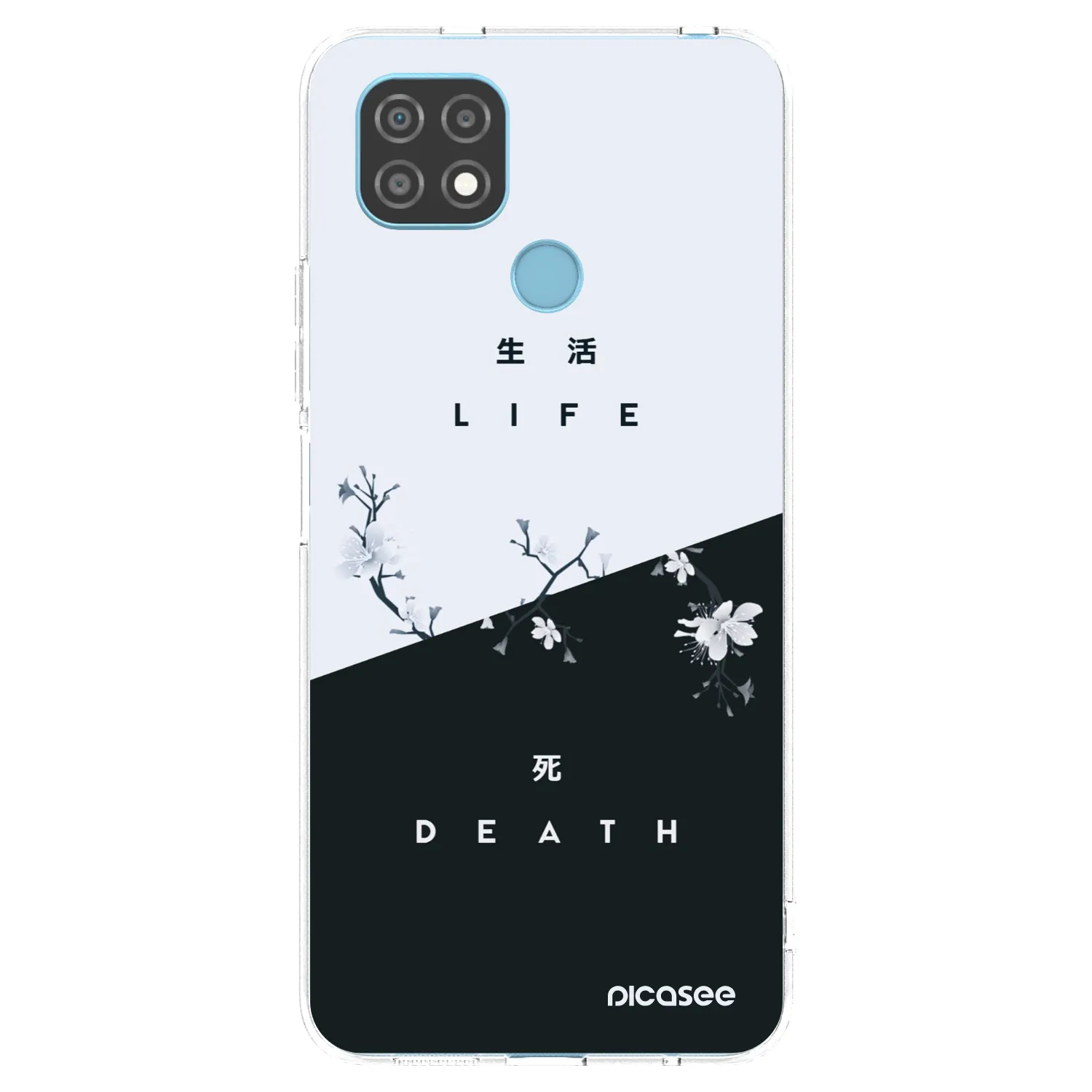 Picasee silikonowe przeźroczyste etui na Realme C21 - Life - Death