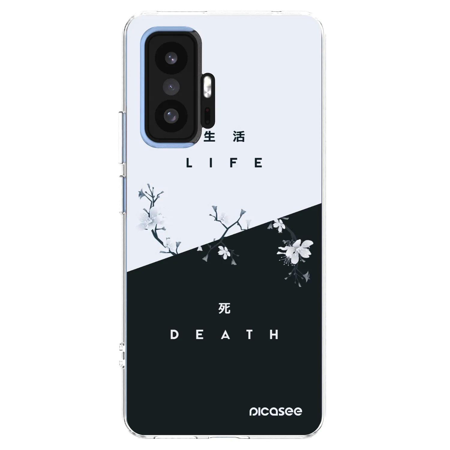 Picasee silikonowe przeźroczyste etui na Xiaomi 11T - Life - Death
