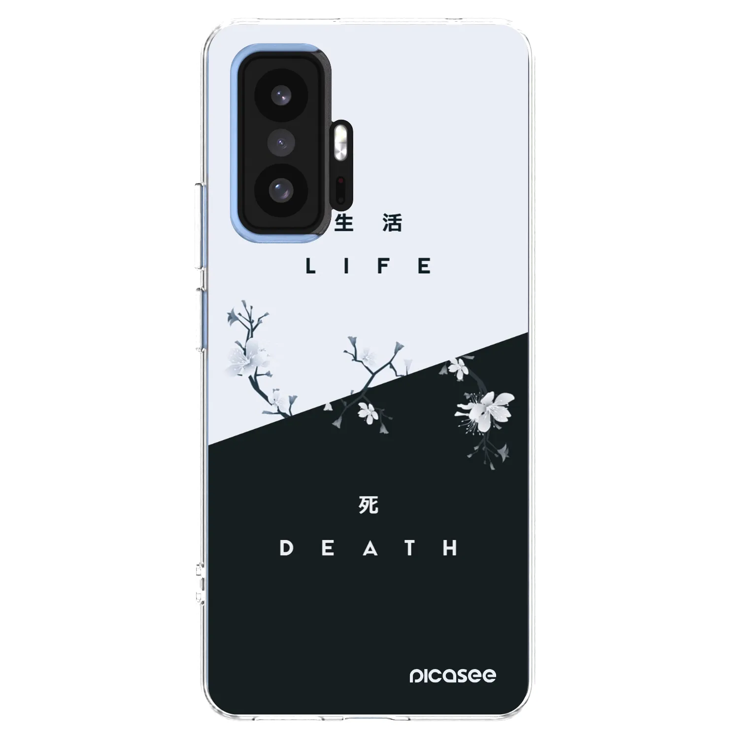 Picasee silikonowe przeźroczyste etui na Xiaomi 11T Pro - Life - Death