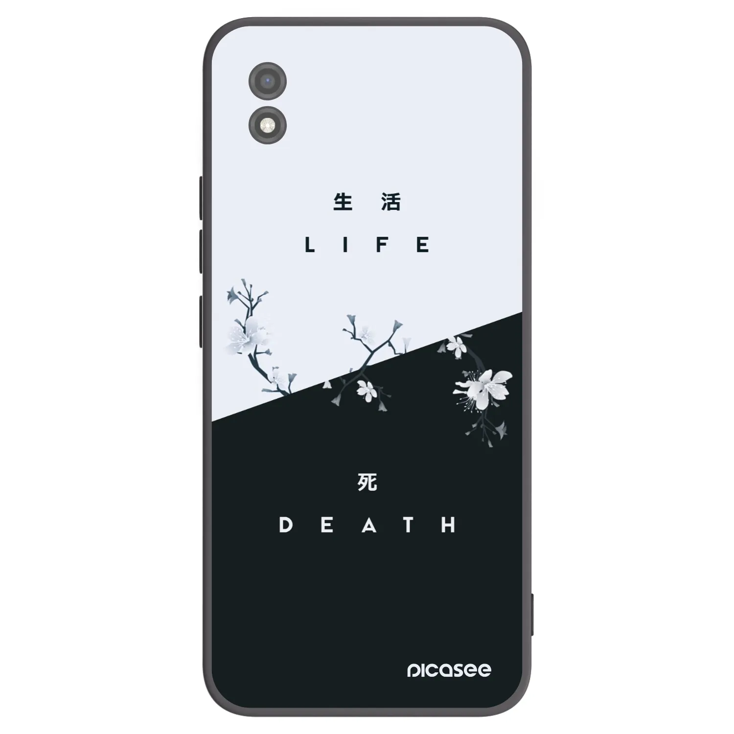 Picasee silikonowe czarne etui na Realme C11 (2021) - Life - Death