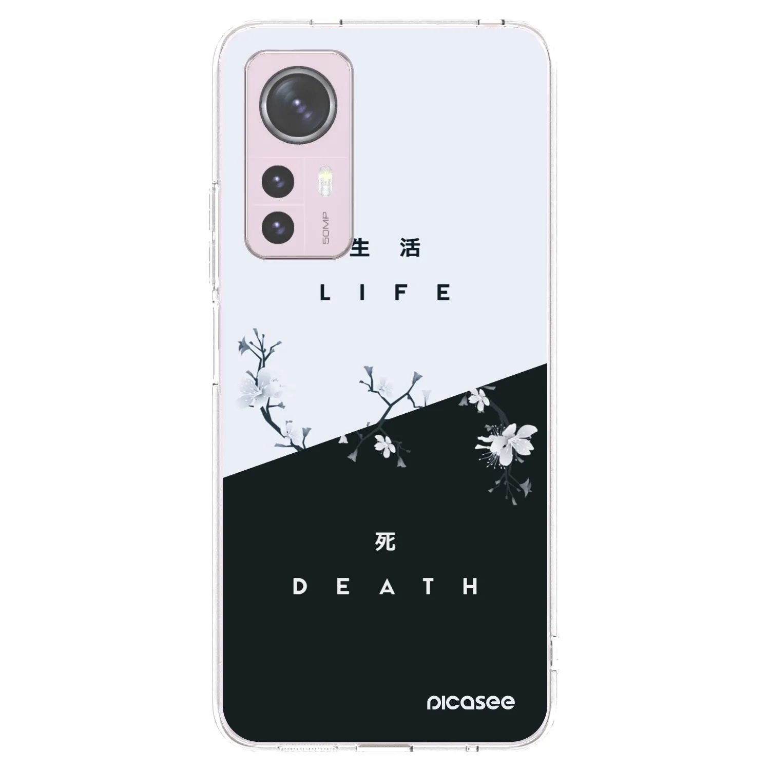 Picasee silikonowe przeźroczyste etui na Xiaomi 12 - Life - Death