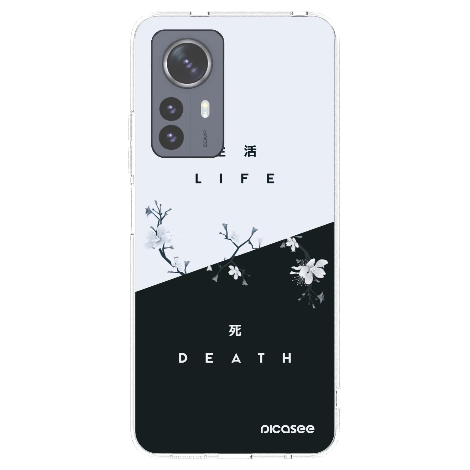 Picasee silikonowe przeźroczyste etui na Xiaomi 12 Pro - Life - Death