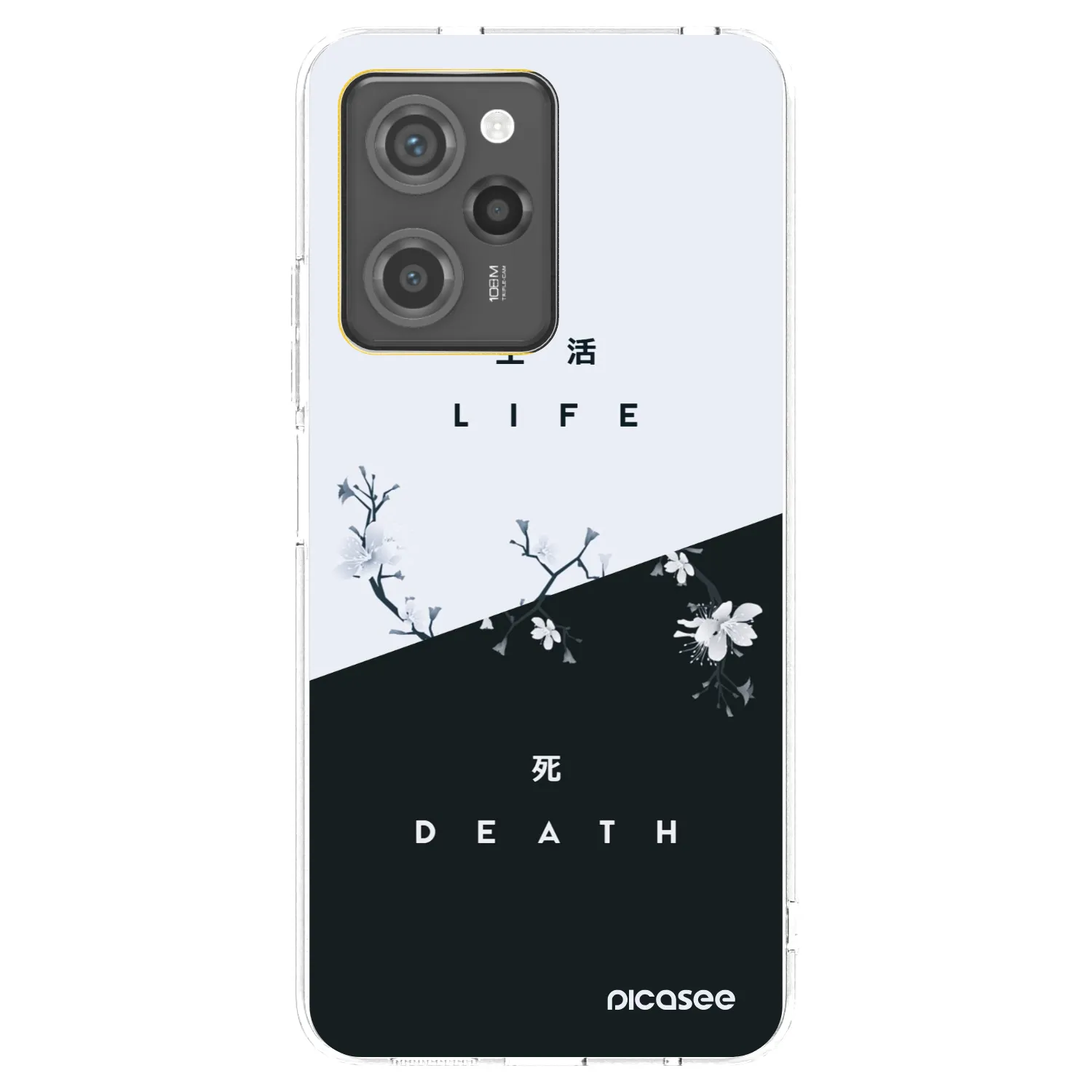 Picasee silikonowe przeźroczyste etui na Xiaomi Poco X5 Pro - Life - Death