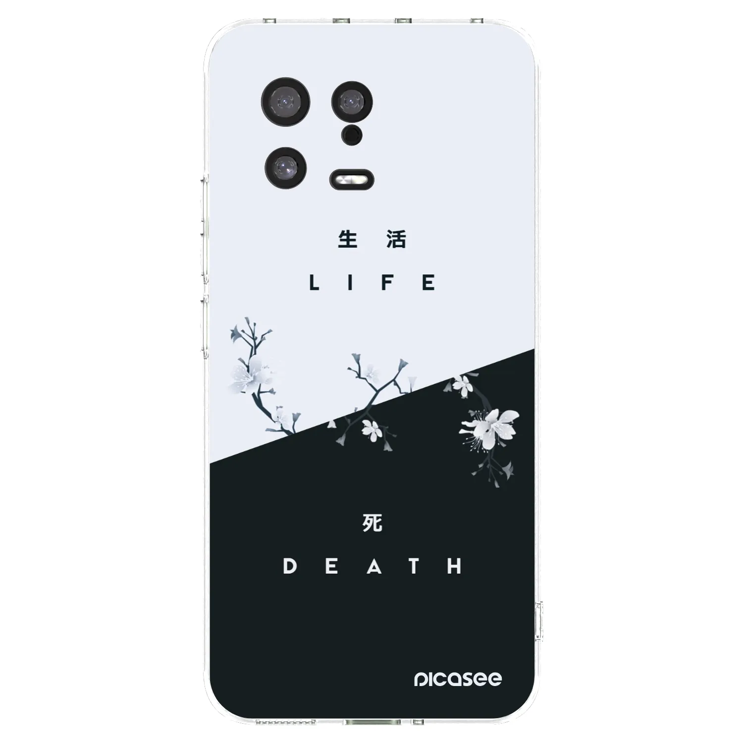 Picasee silikonowe przeźroczyste etui na Xiaomi 13 - Life - Death