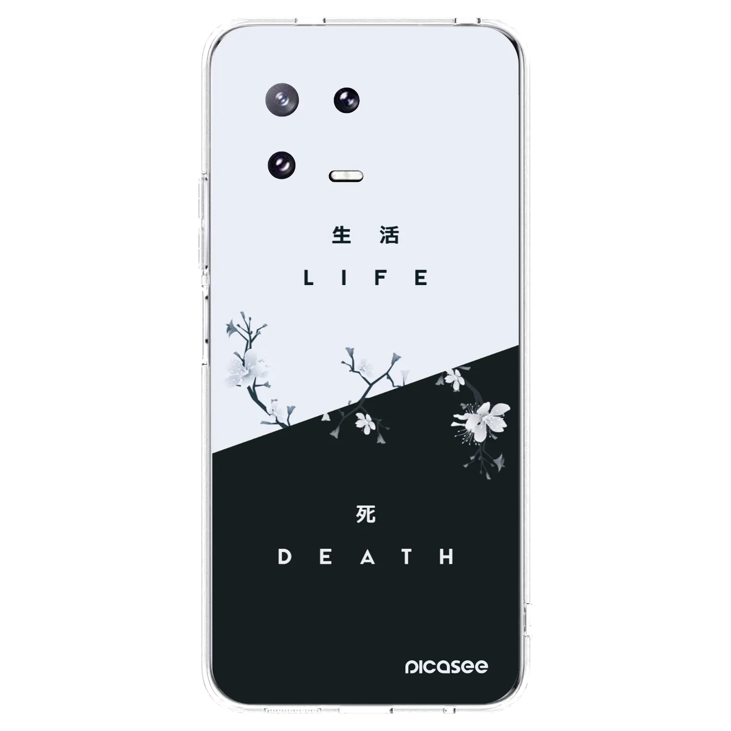 Picasee silikonowe przeźroczyste etui na Xiaomi 13 Pro - Life - Death
