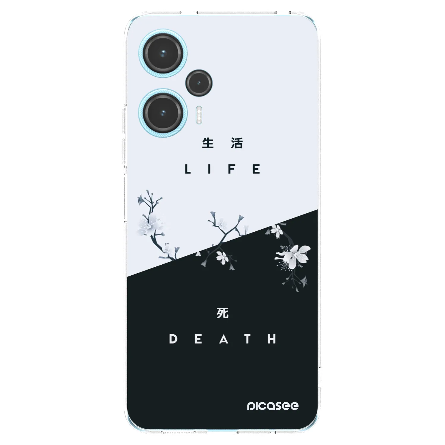 Picasee silikonowe przeźroczyste etui na Xiaomi Poco F5 - Life - Death