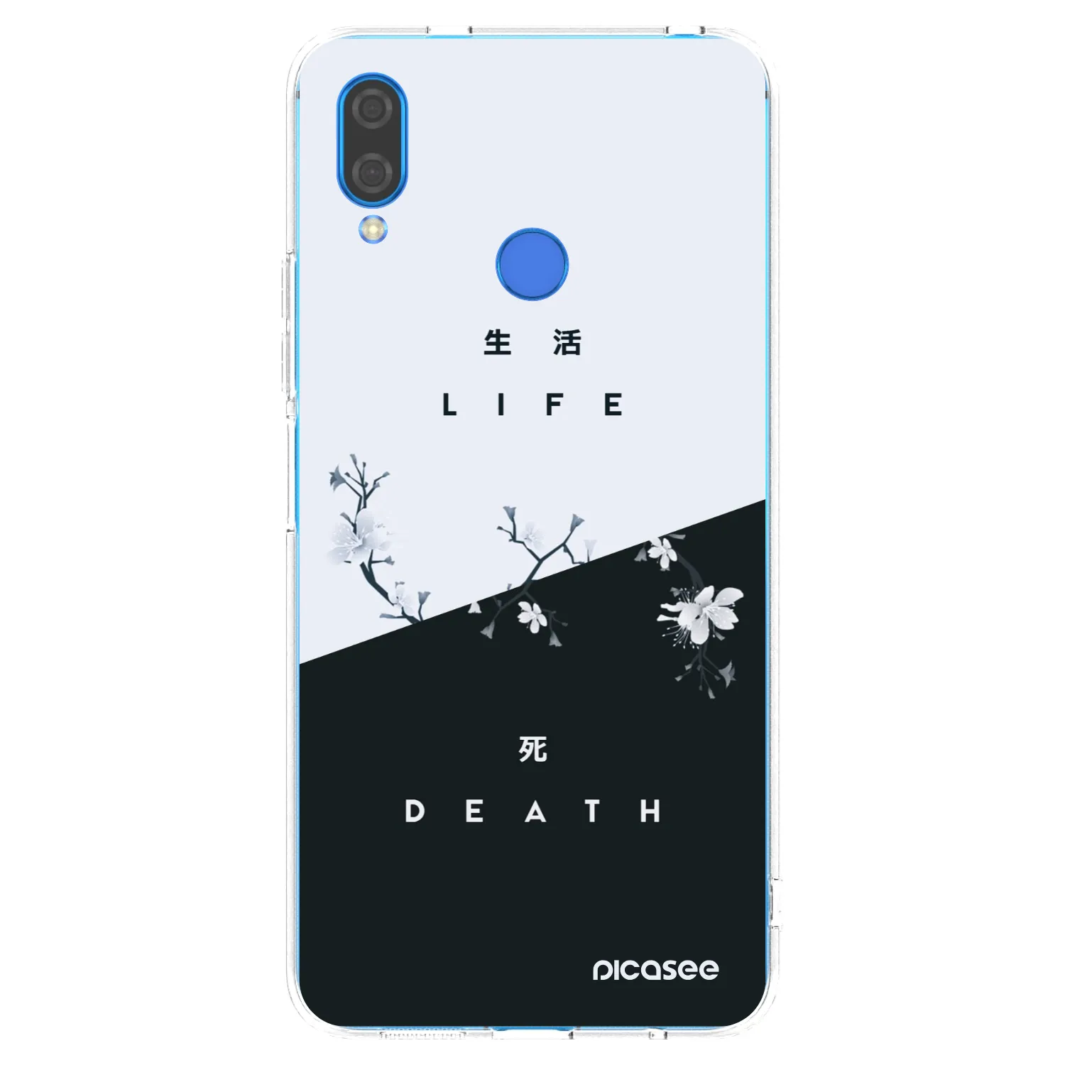 Picasee silikonowe przeźroczyste etui na Huawei Nova 3i - Life - Death