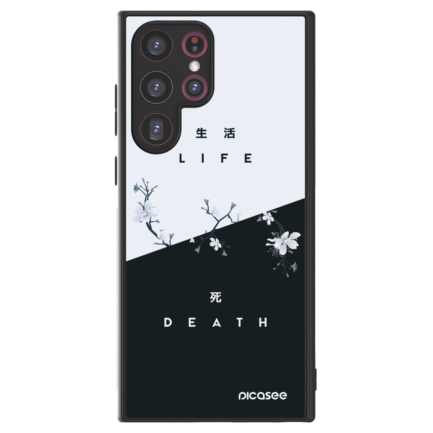 Picasee ULTIMATE CASE PowerShare pro Samsung Galaxy S22 Ultra 5G - Life - Death