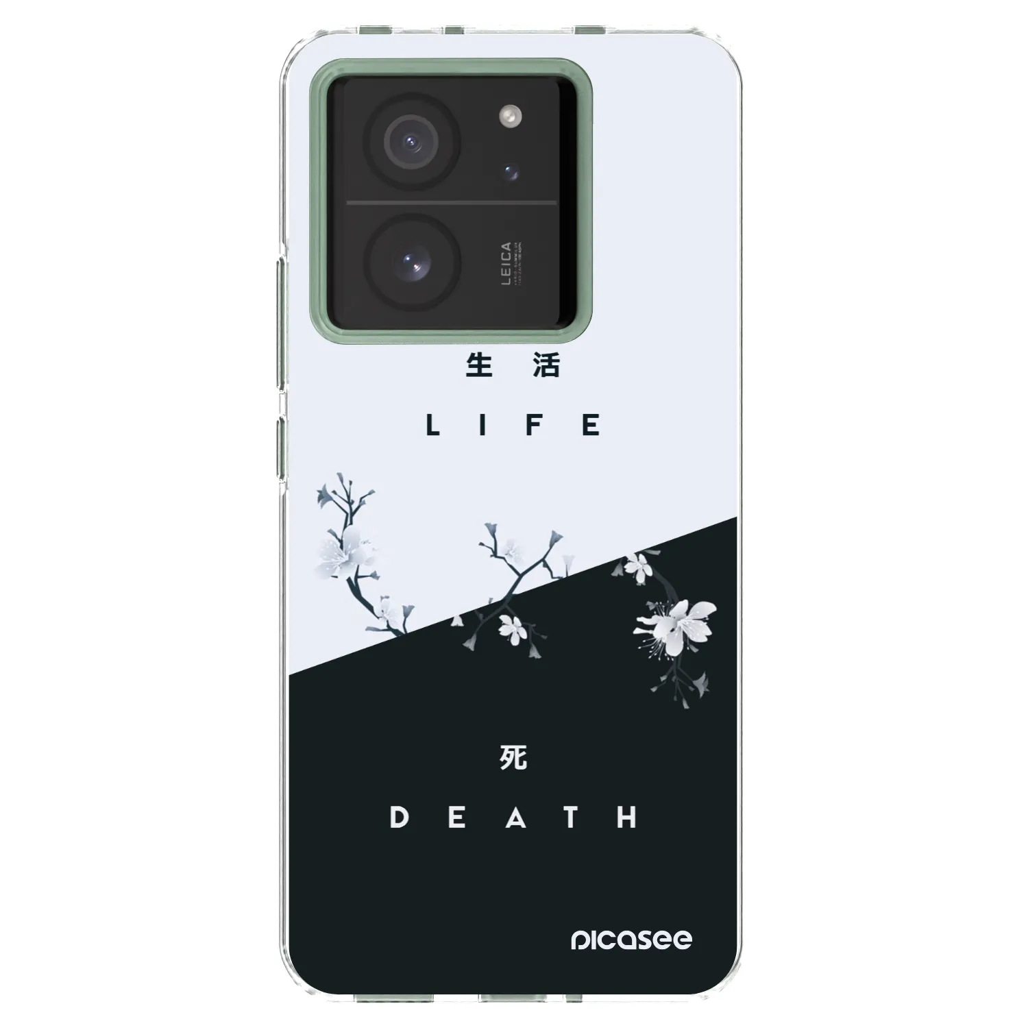 Picasee silikonowe przeźroczyste etui na Xiaomi 13T - Life - Death