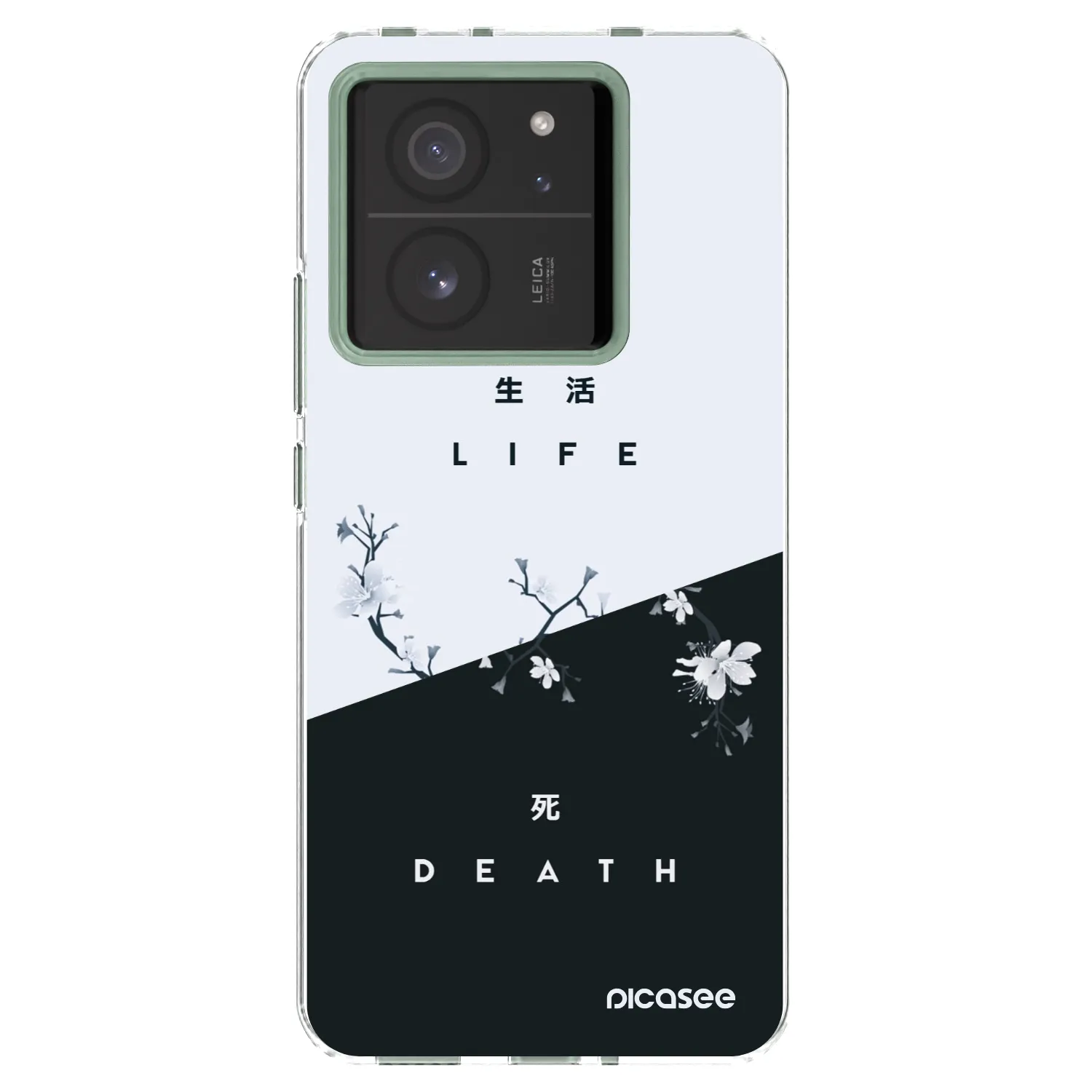 Picasee silikonowe przeźroczyste etui na Xiaomi 13T Pro - Life - Death