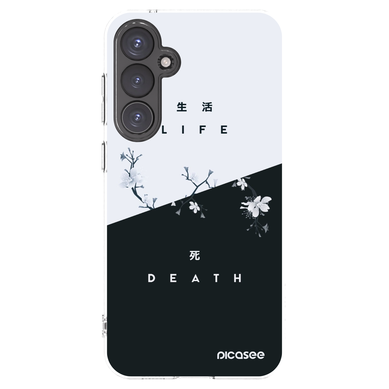 Picasee silikonowe przeźroczyste etui na Samsung Galaxy S23 FE S711B - Life - Death