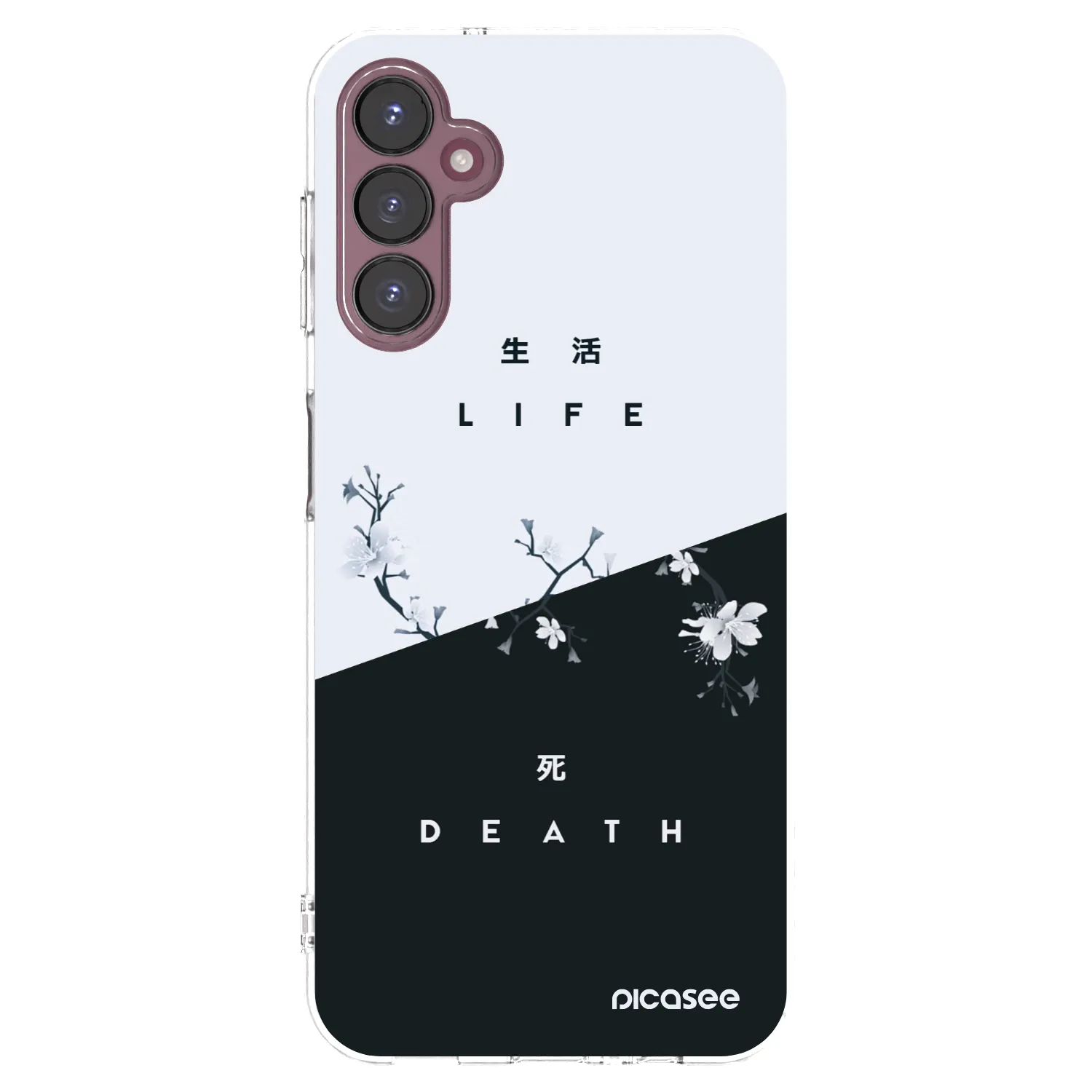 Picasee silikonowe przeźroczyste etui na Samsung Galaxy A05s A057G - Life - Death