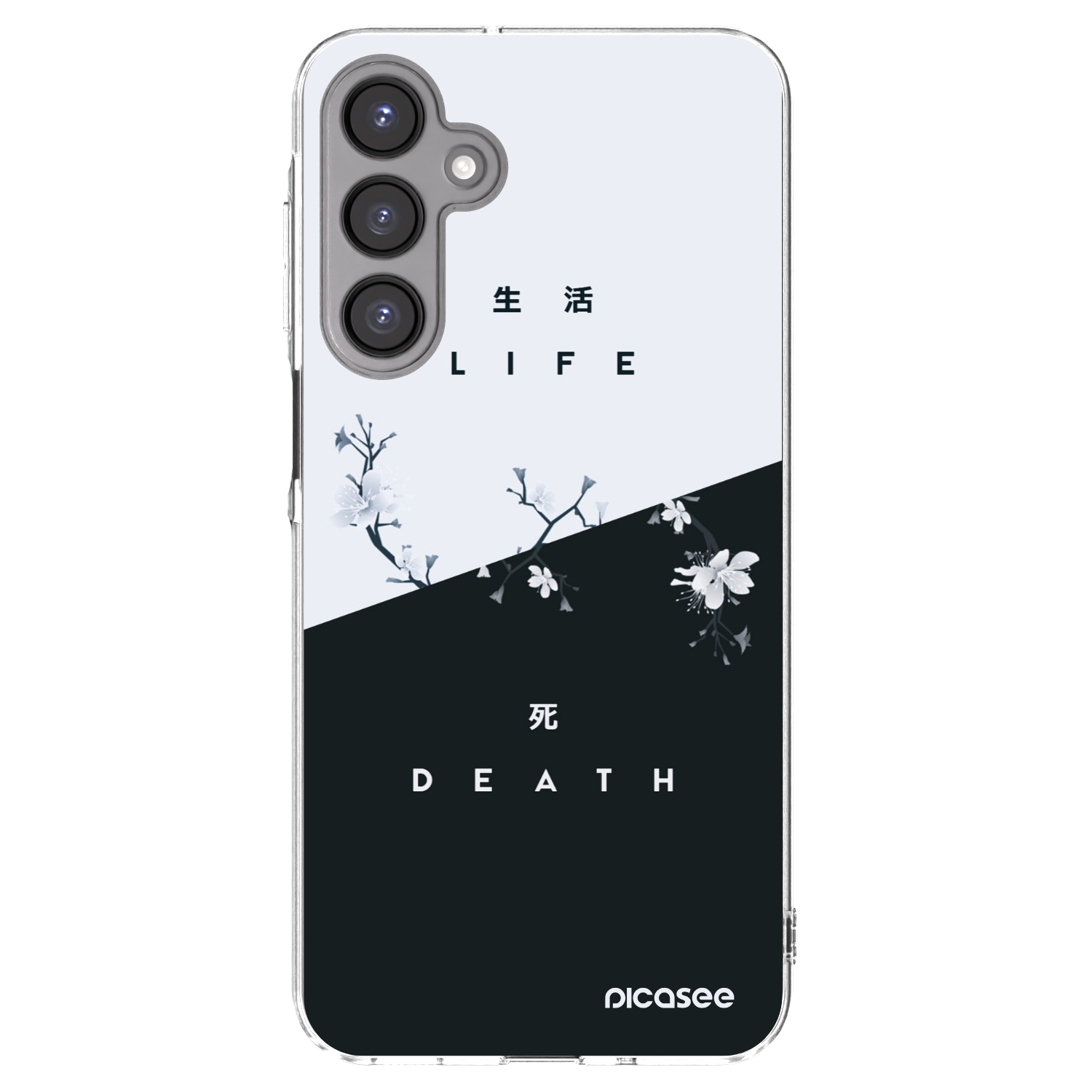 Picasee silikonowe przeźroczyste etui na Samsung Galaxy A16 5G - Life - Death