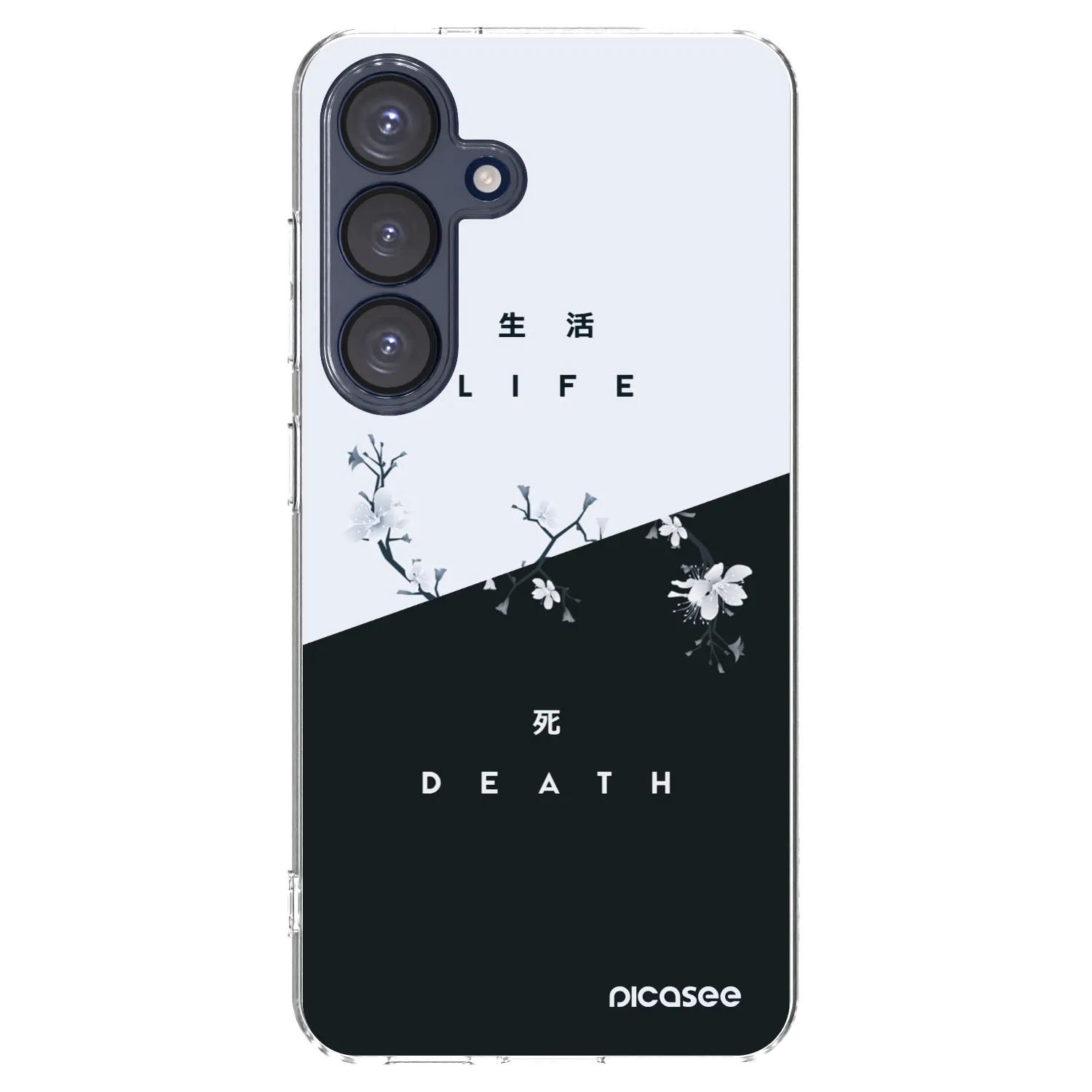 Picasee silikonowe przeźroczyste etui na Samsung Galaxy S25 5G - Life - Death