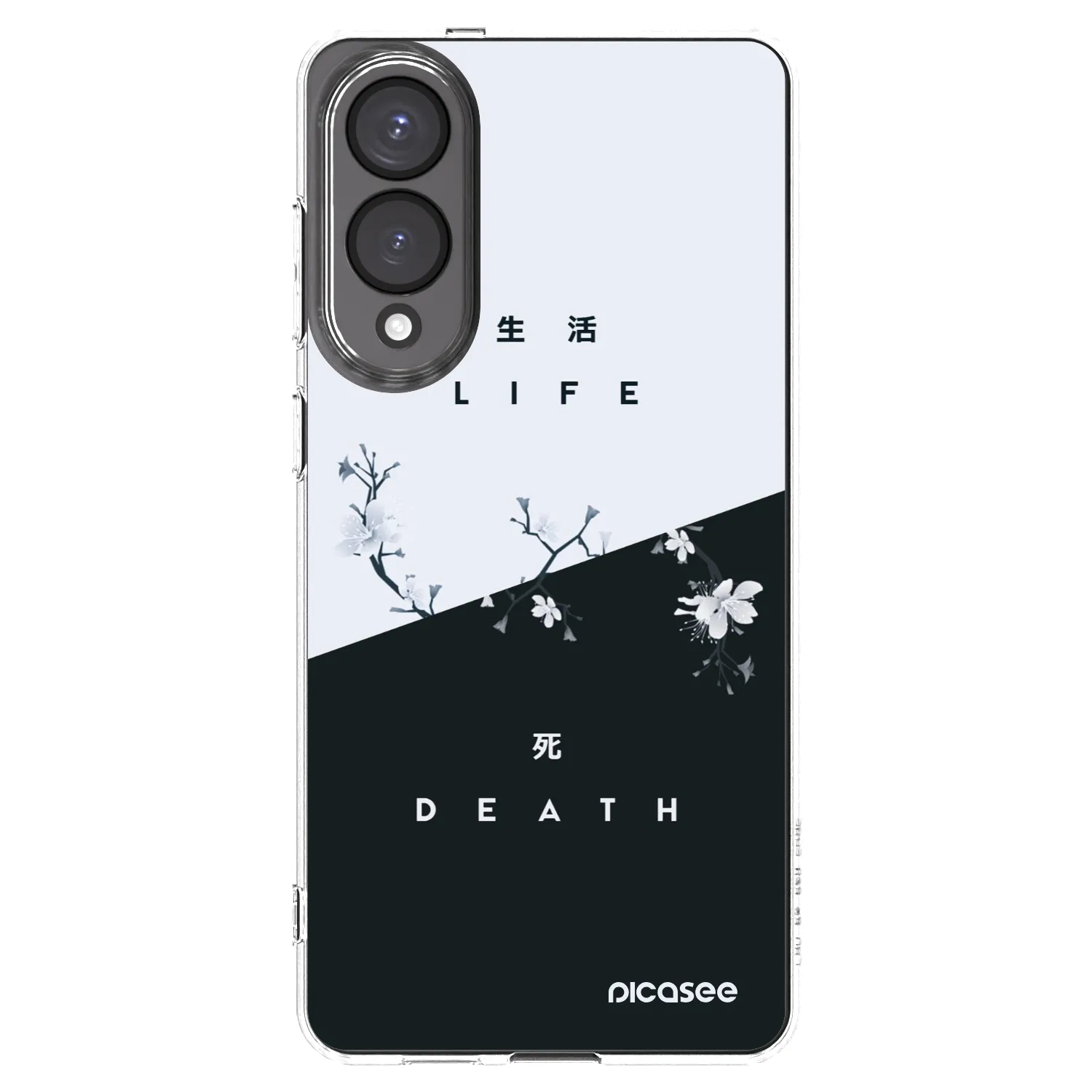 Picasee silikonowe przeźroczyste etui na Samsung Galaxy S25 Edge 5G - Life - Death