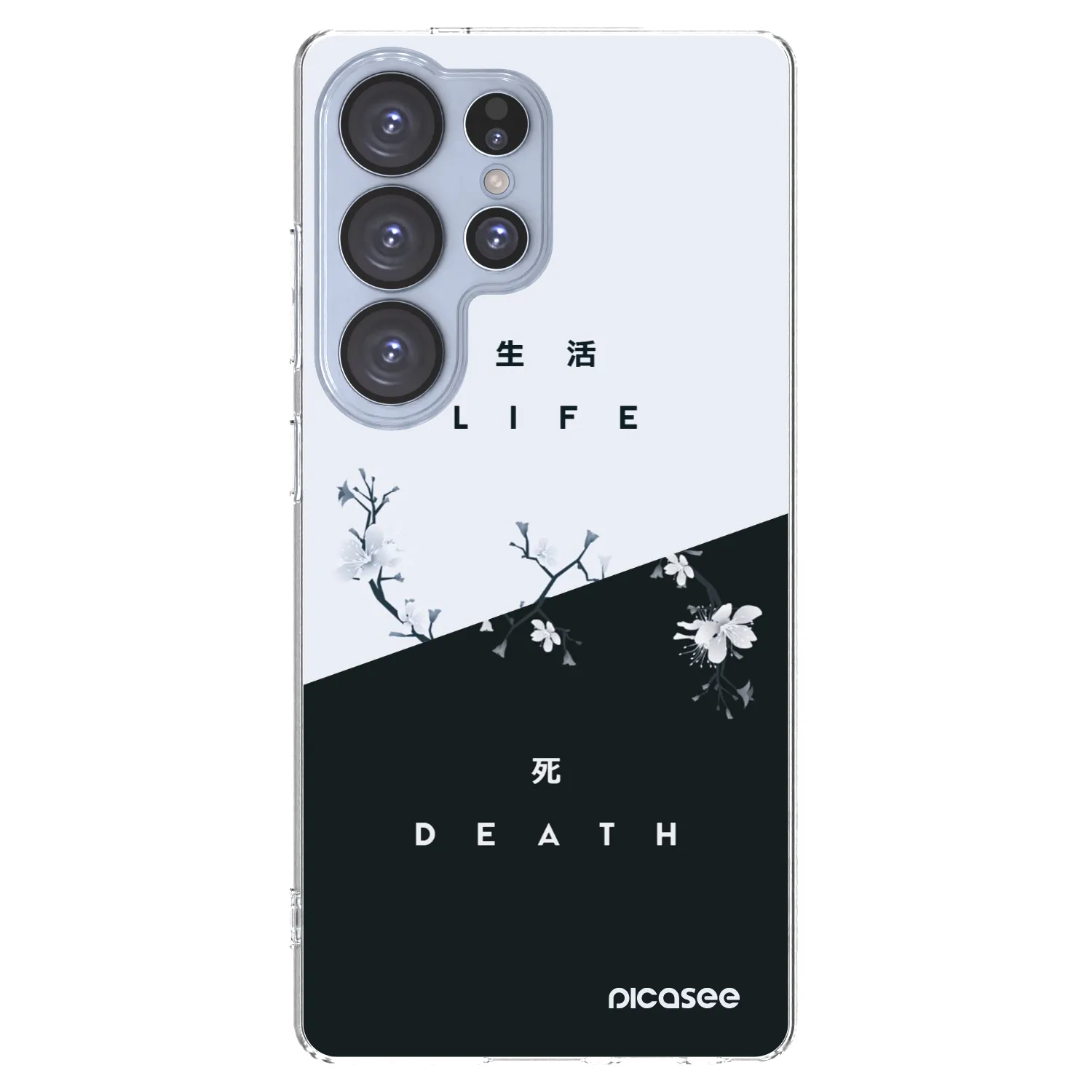 Picasee silikonowe przeźroczyste etui na Samsung Galaxy S25 Ultra 5G - Life - Death