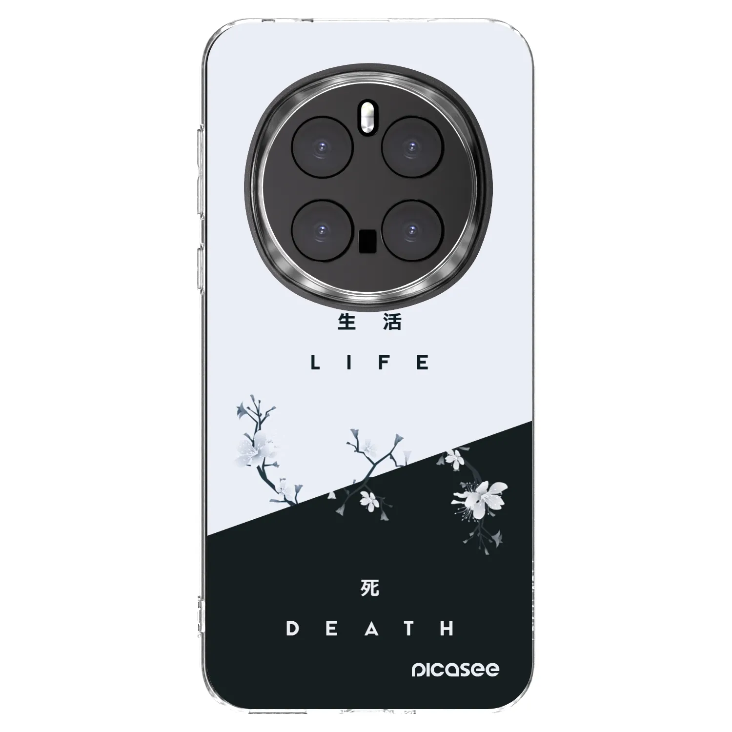Picasee silikonowe przeźroczyste etui na Honor Magic7 Pro 5G - Life - Death