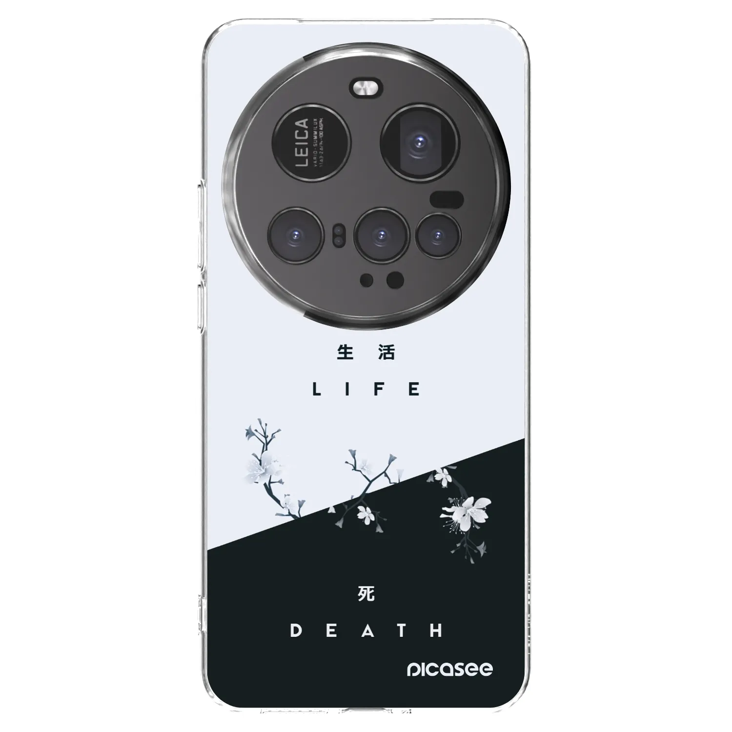 Picasee silikonowe przeźroczyste etui na Xiaomi 15 Ultra - Life - Death