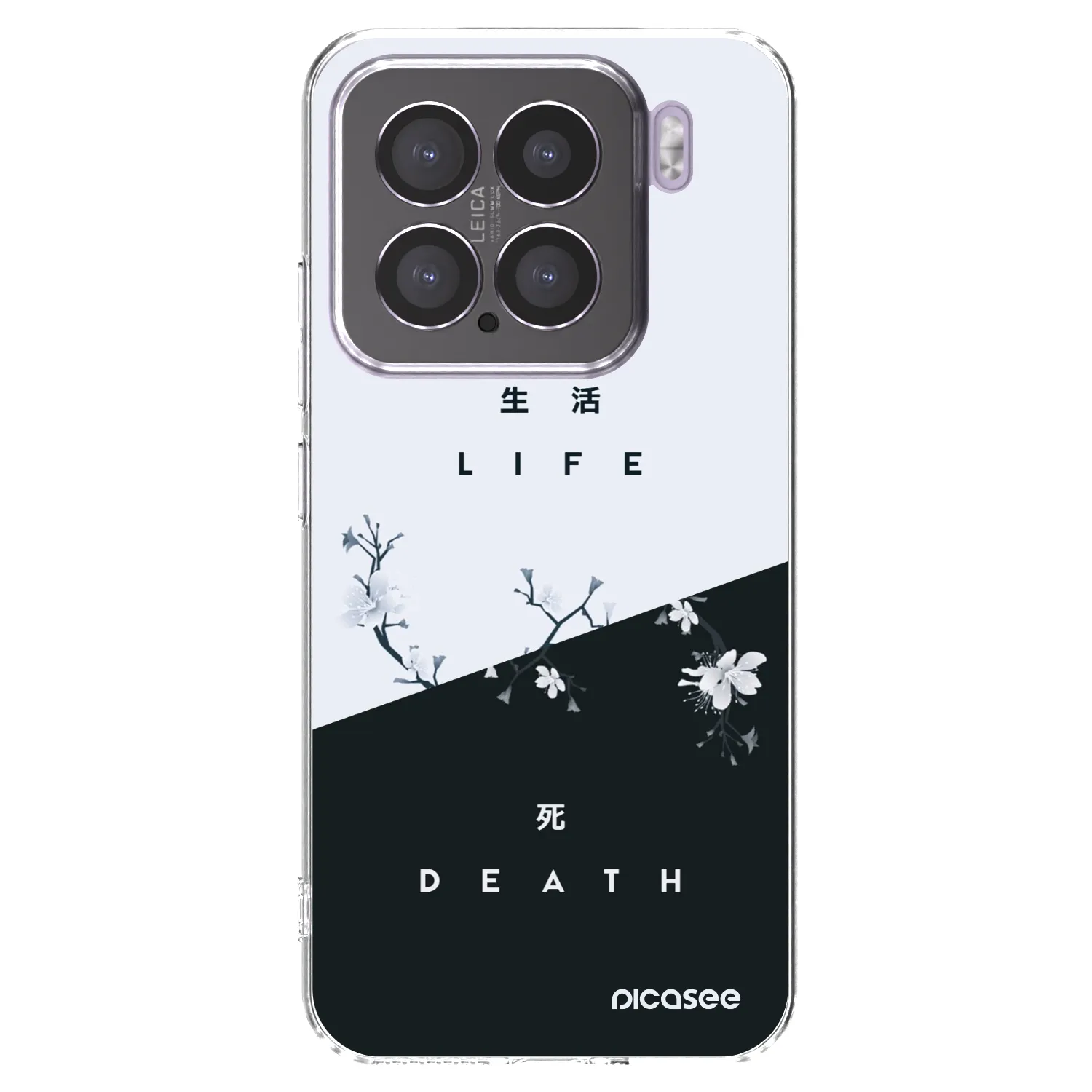Picasee silikonowe przeźroczyste etui na Xiaomi 15 - Life - Death