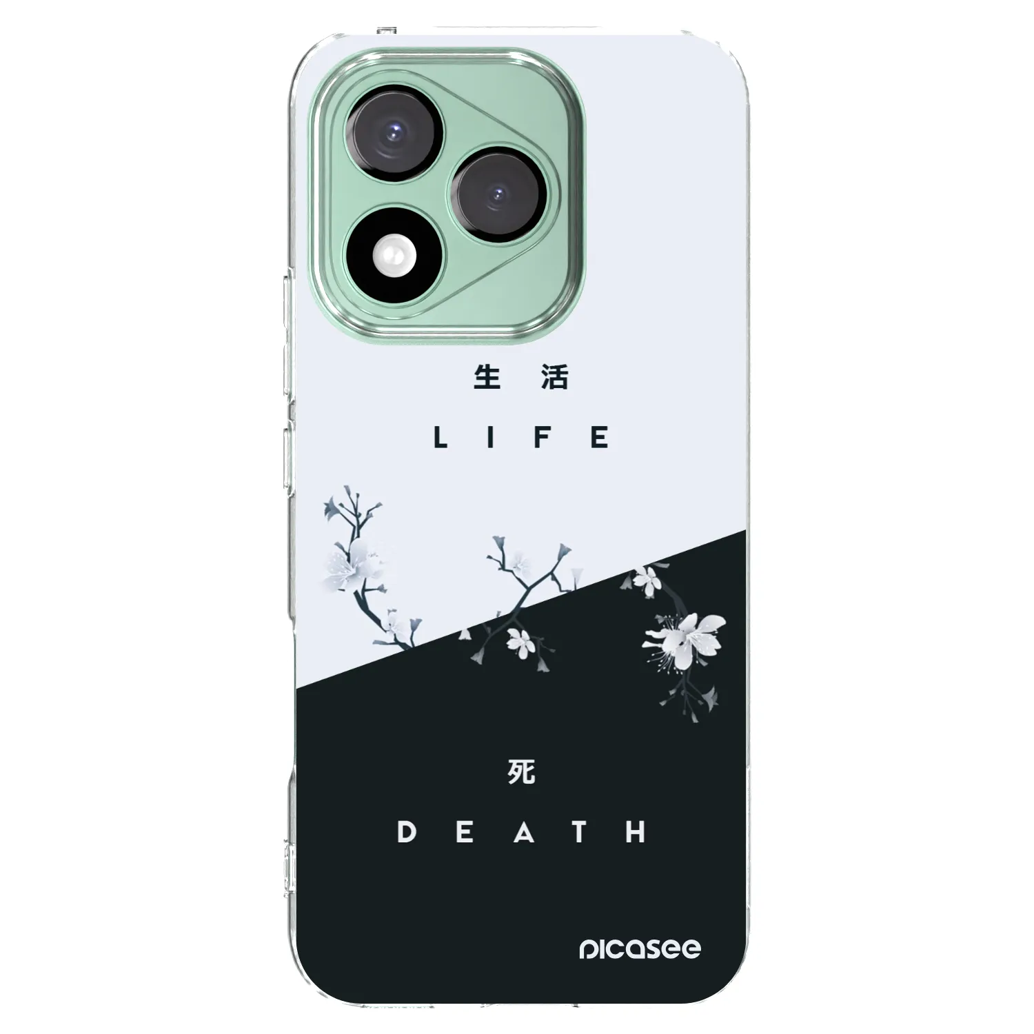 Picasee silikonowe przeźroczyste etui na Honor 400 Lite 5G - Life - Death