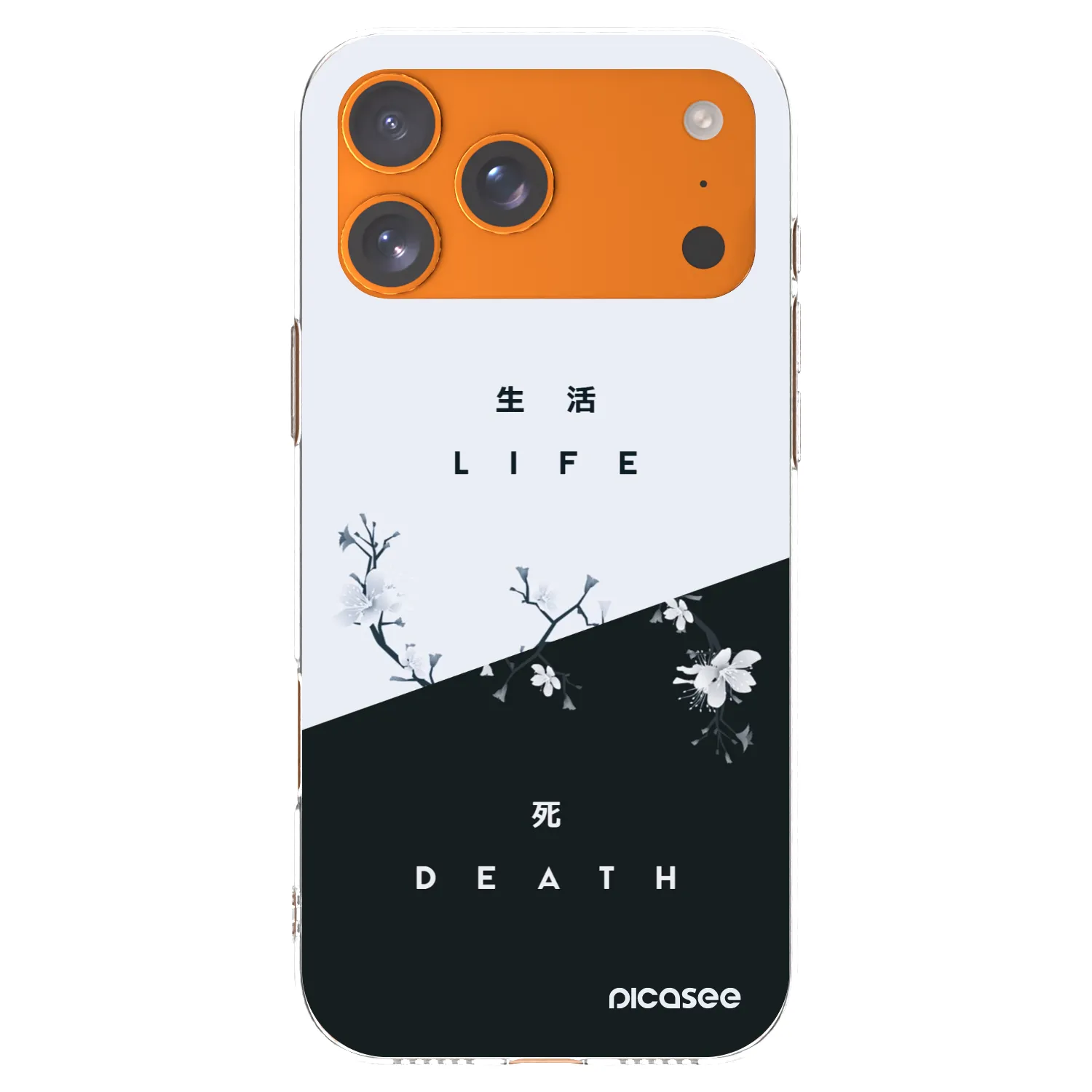 Picasee silikonowe przeźroczyste etui na Apple iPhone 17 Pro Max - Life - Death