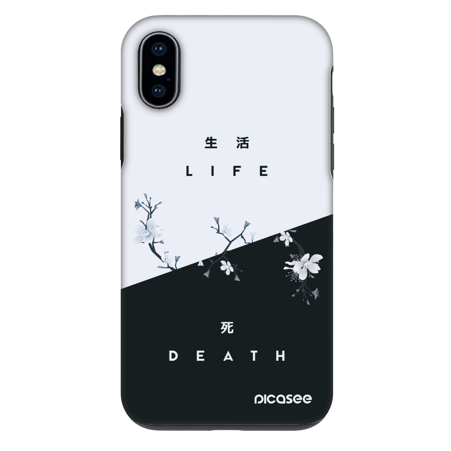 Picasee Fashion Case na Apple iPhone X/XS - Life - Death