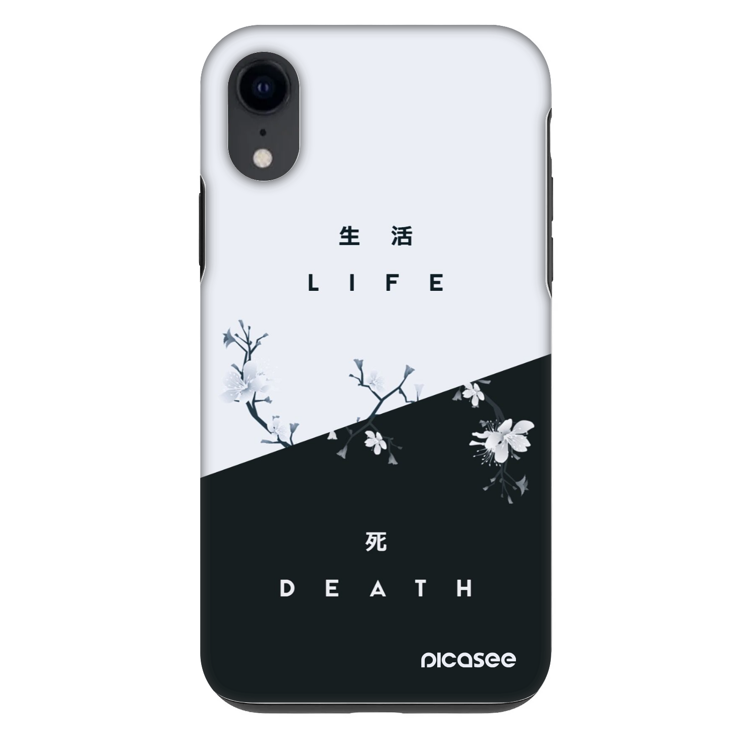 Picasee Fashion Case na Apple iPhone XR - Life - Death