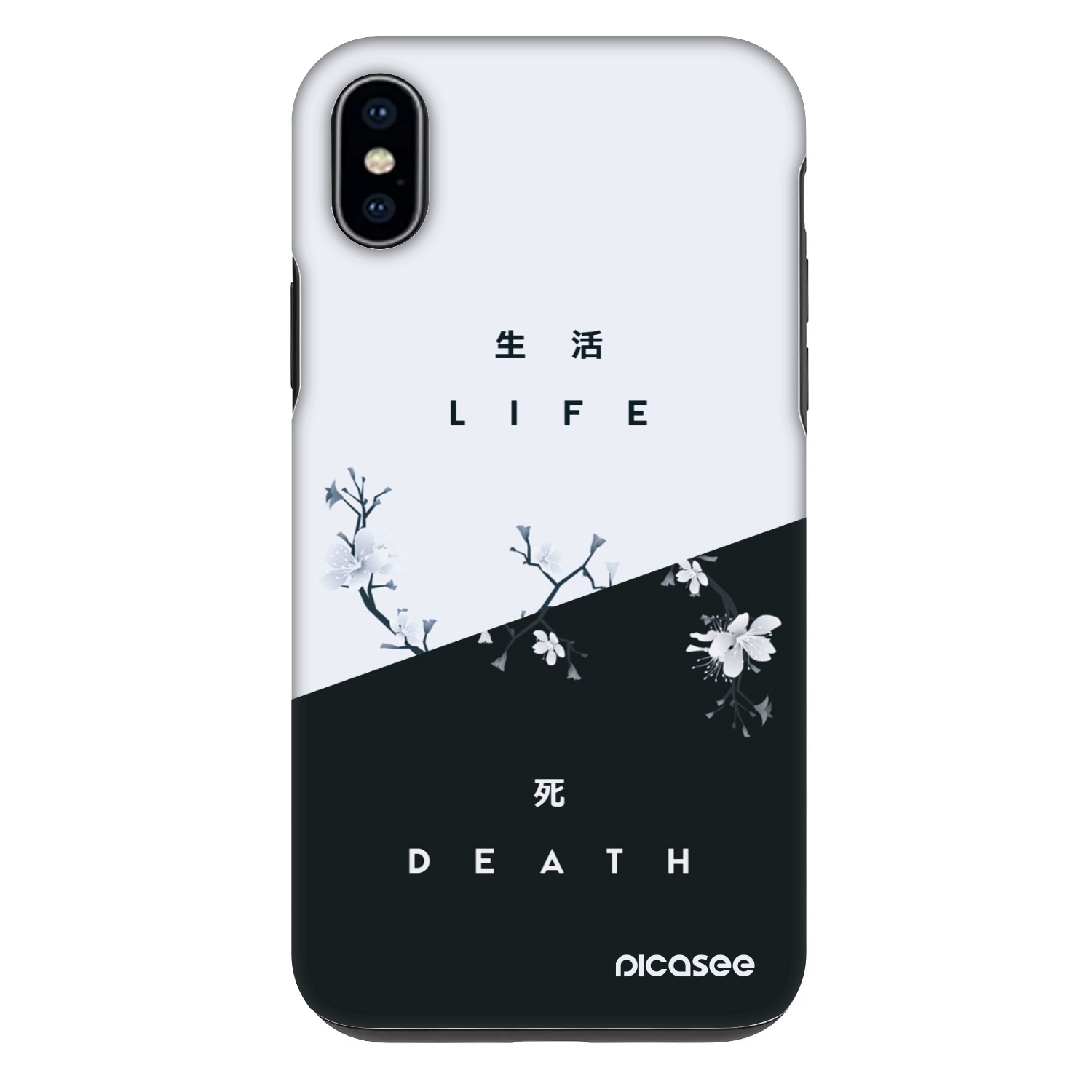 Picasee Fashion Case na Apple iPhone XS Max - Life - Death