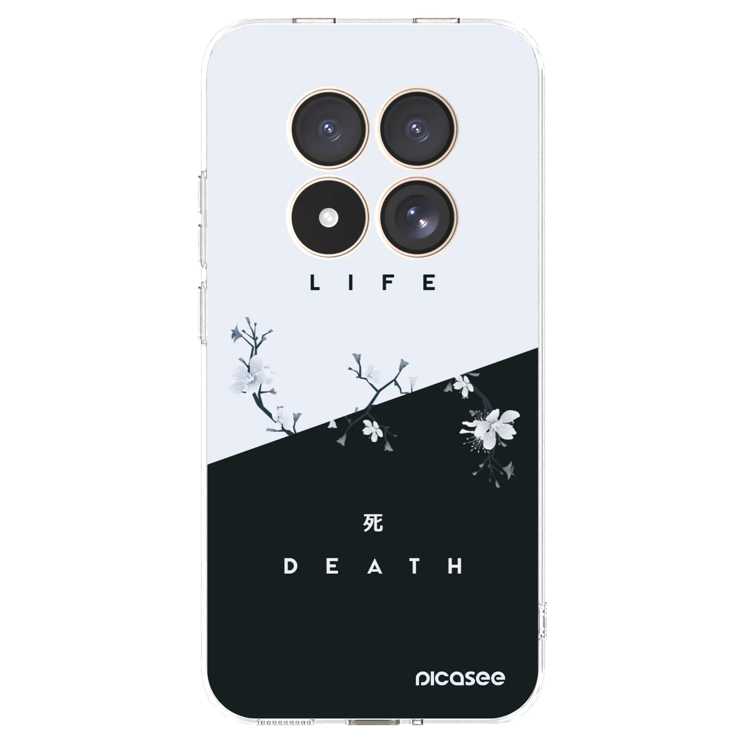 Picasee silikonowe przeźroczyste etui na Xiaomi Redmi Note 15 Pro 4G - Life - Death