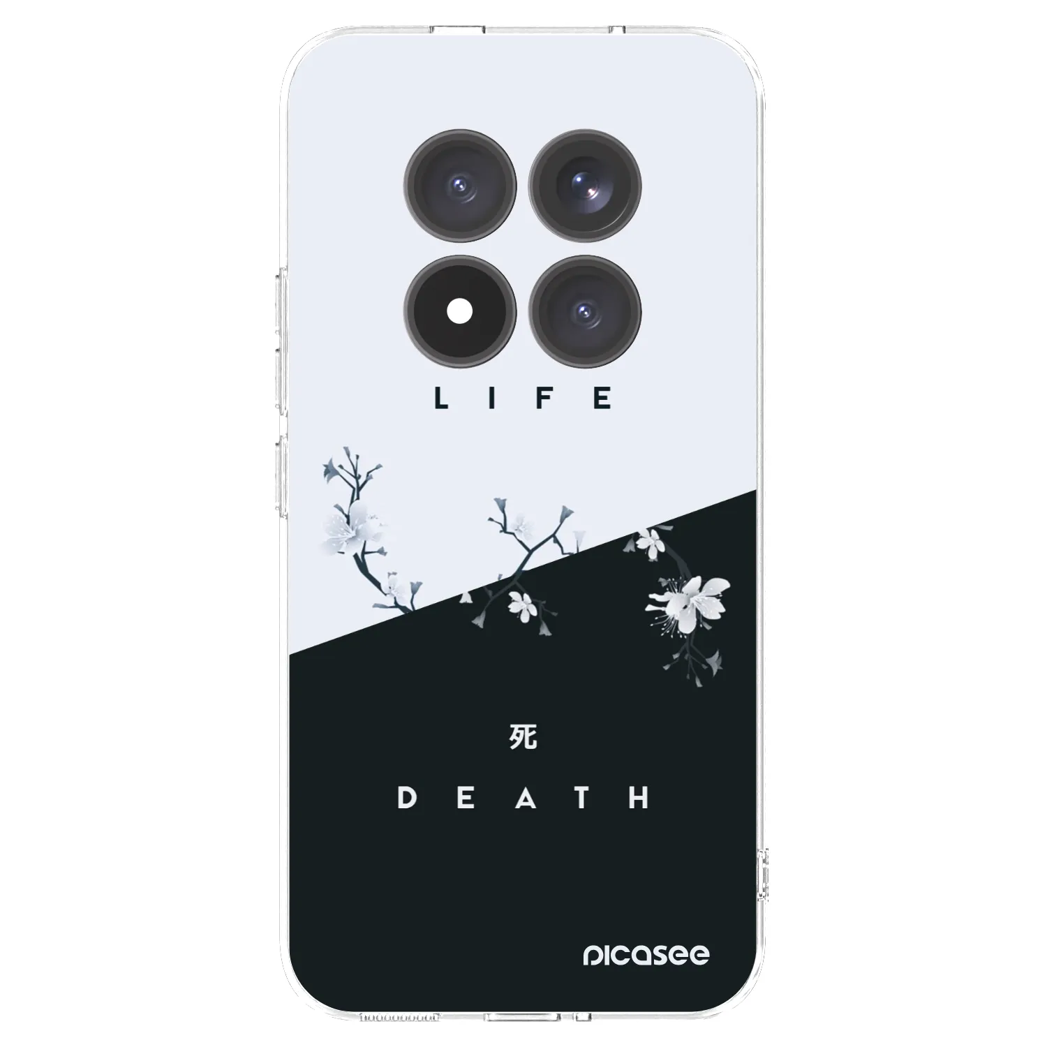Picasee silikonowe przeźroczyste etui na Xiaomi Redmi Note 15 Pro+ - Life - Death