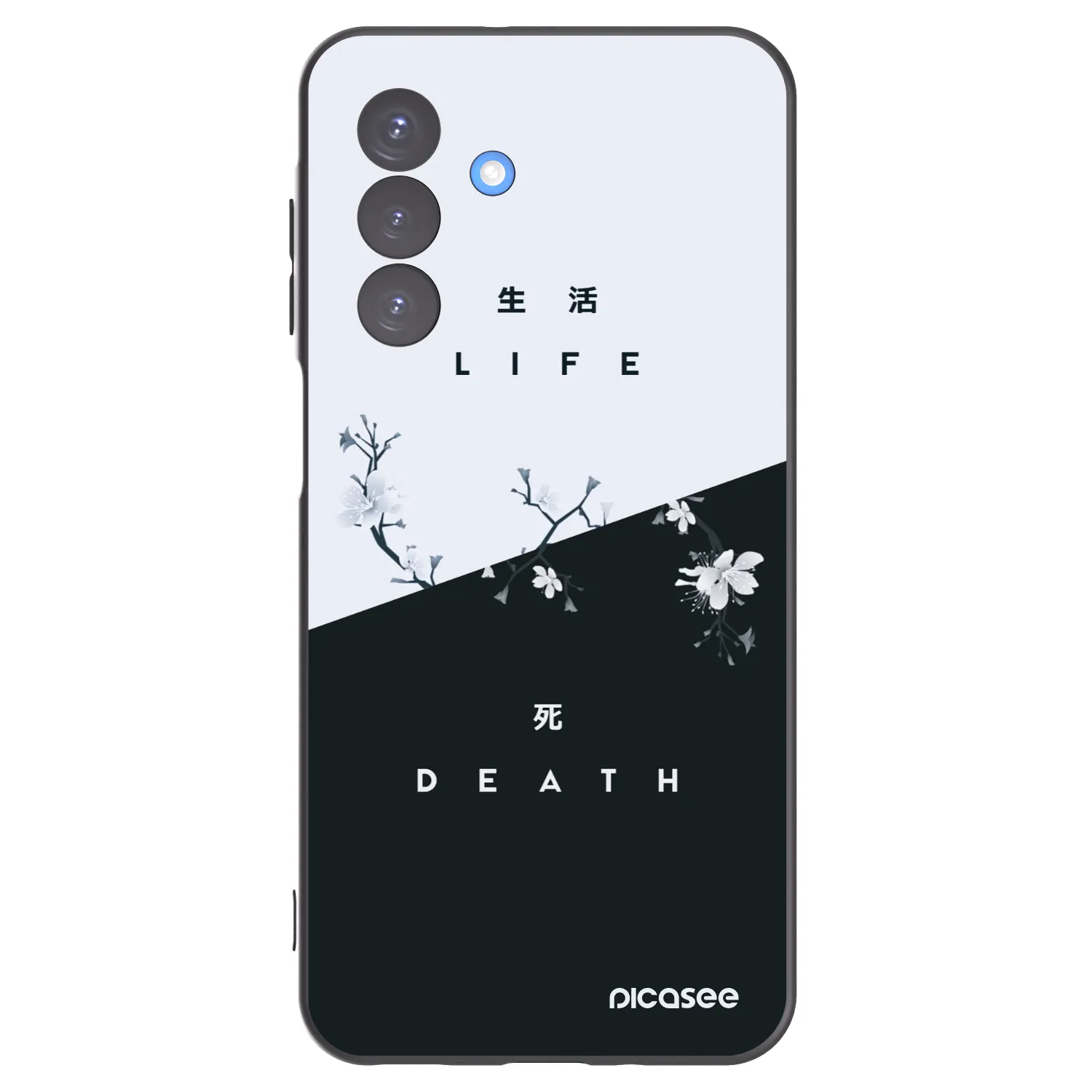 Picasee silikonowe czarne etui na Samsung Galaxy A17 5G - Life - Death