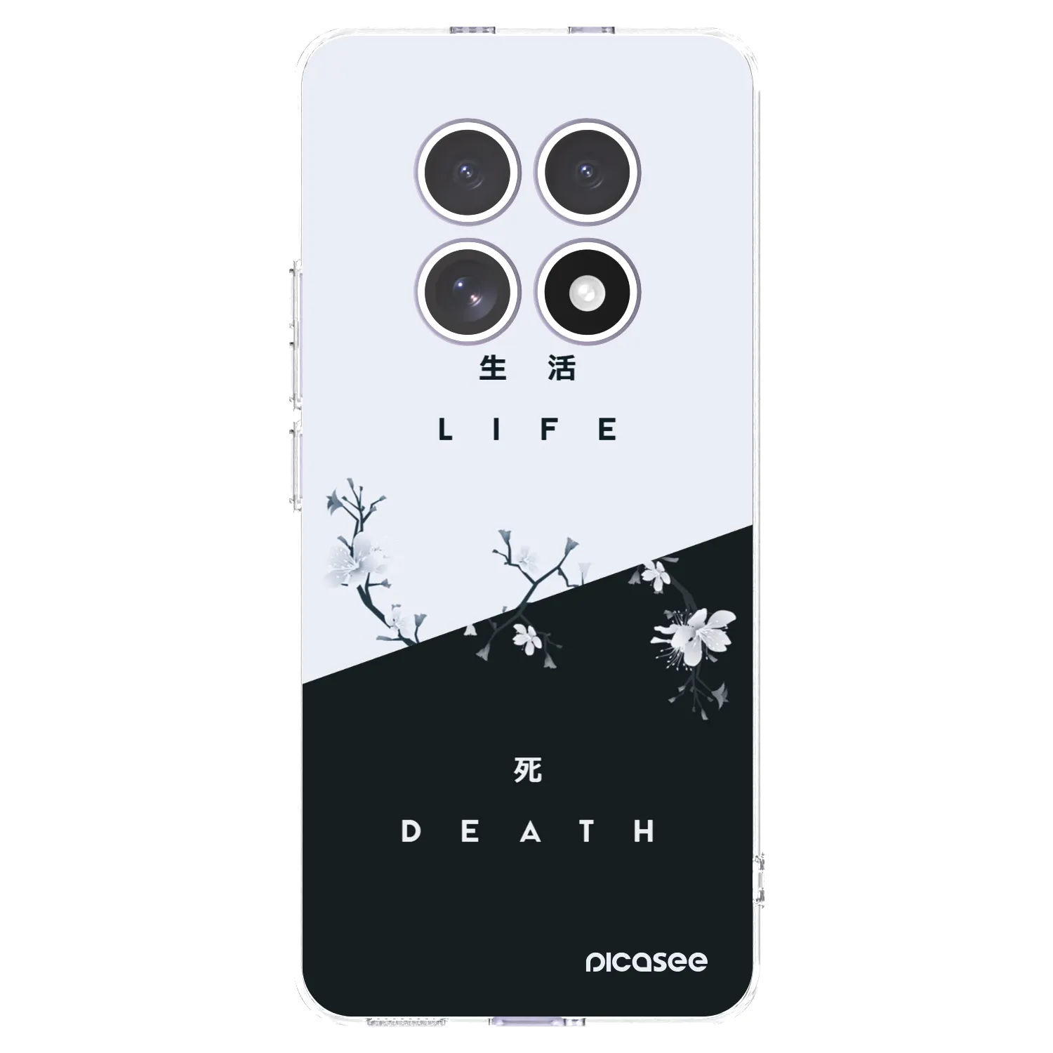 Picasee silikonowe przeźroczyste etui na Xiaomi Redmi Note 15 4G - Life - Death