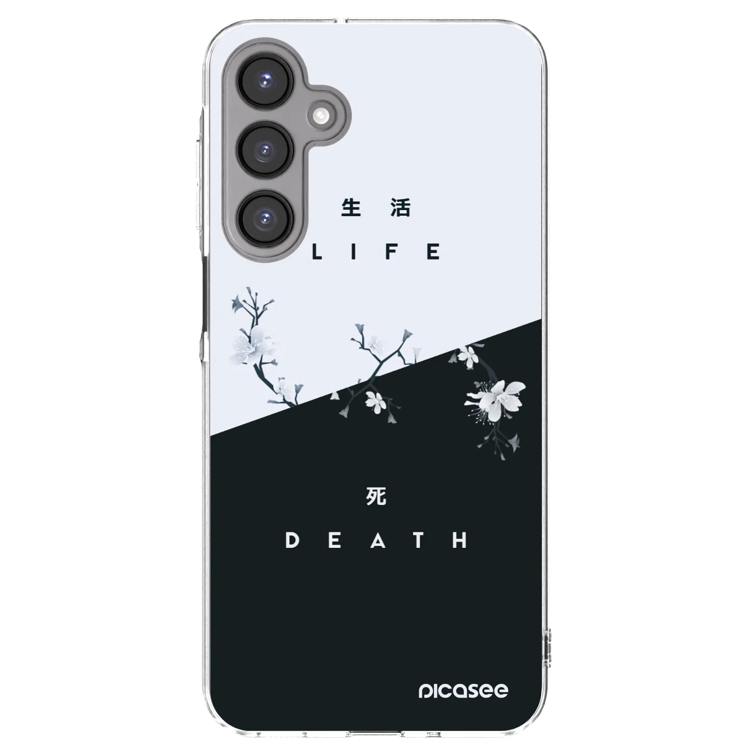 Picasee silikonowe przeźroczyste etui na Samsung Galaxy A16 4G - Life - Death
