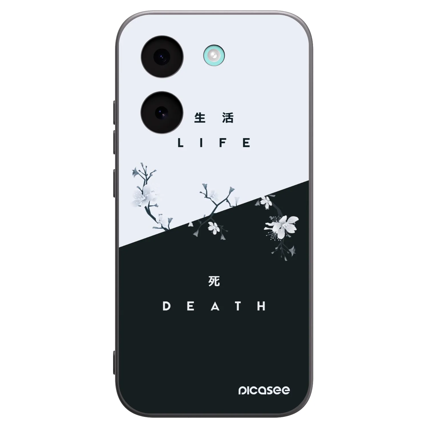 Picasee silikonowe czarne etui na Xiaomi Poco X8 Pro - Life - Death